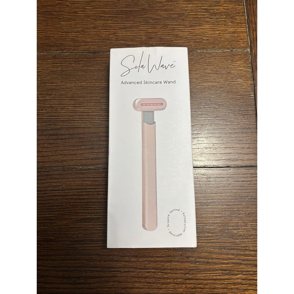 Solawave Advanced Skincare Wand Rose Gold In Box